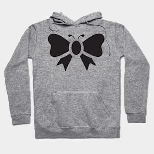 RIBBON BUTTERFLY (BLACK ) Hoodie